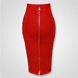 Sexy Bodycon Knee Length Back Zipper