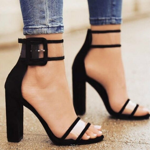 Woman Pumps Shoes High Heels T-stage